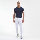 SPEAR | 4 WAY STRETCH WELT POCKET PRINTED TROUSERS - Chervò USA