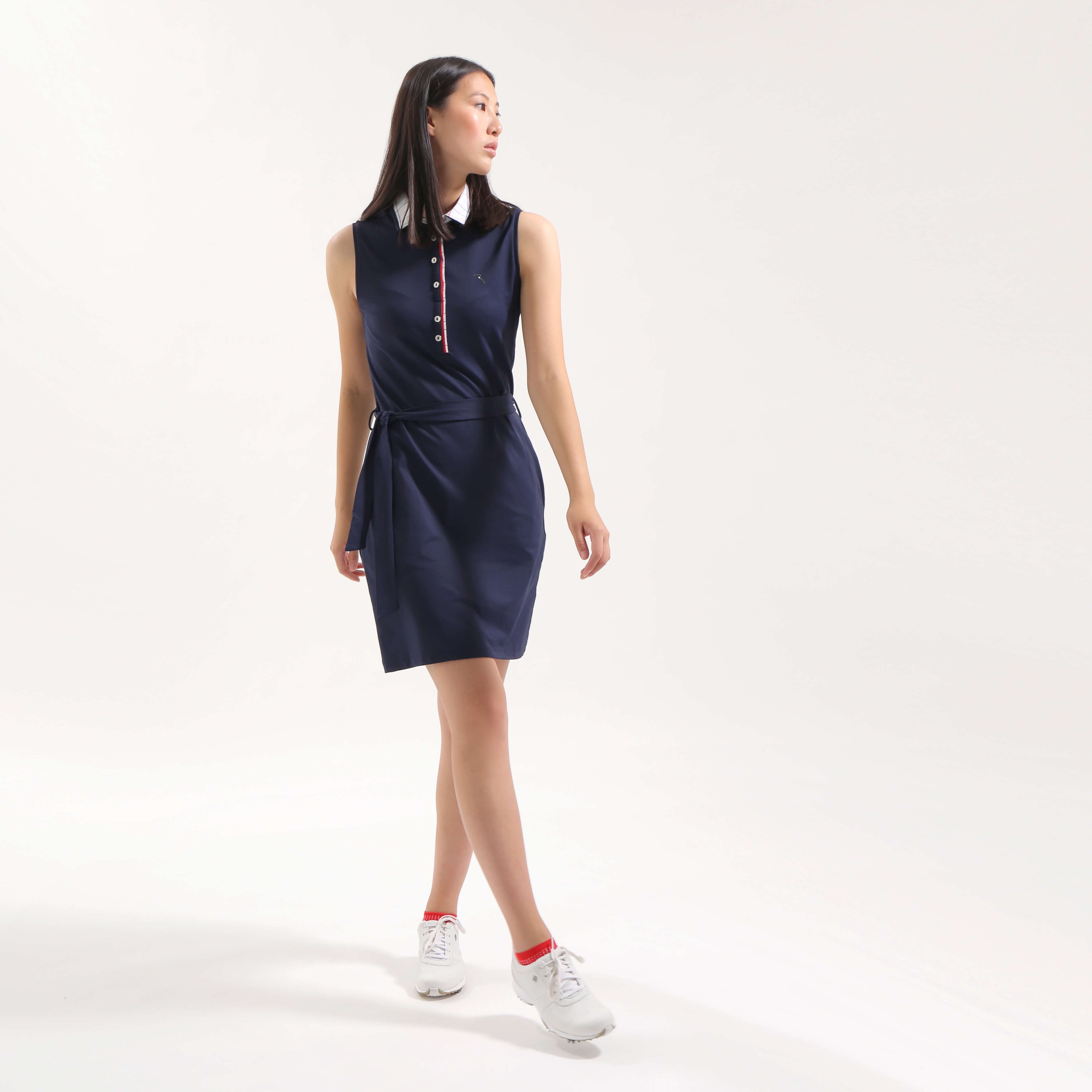 JERK | STRETCH PIQUET SUNBLOCK® DRESS - Chervò USA
