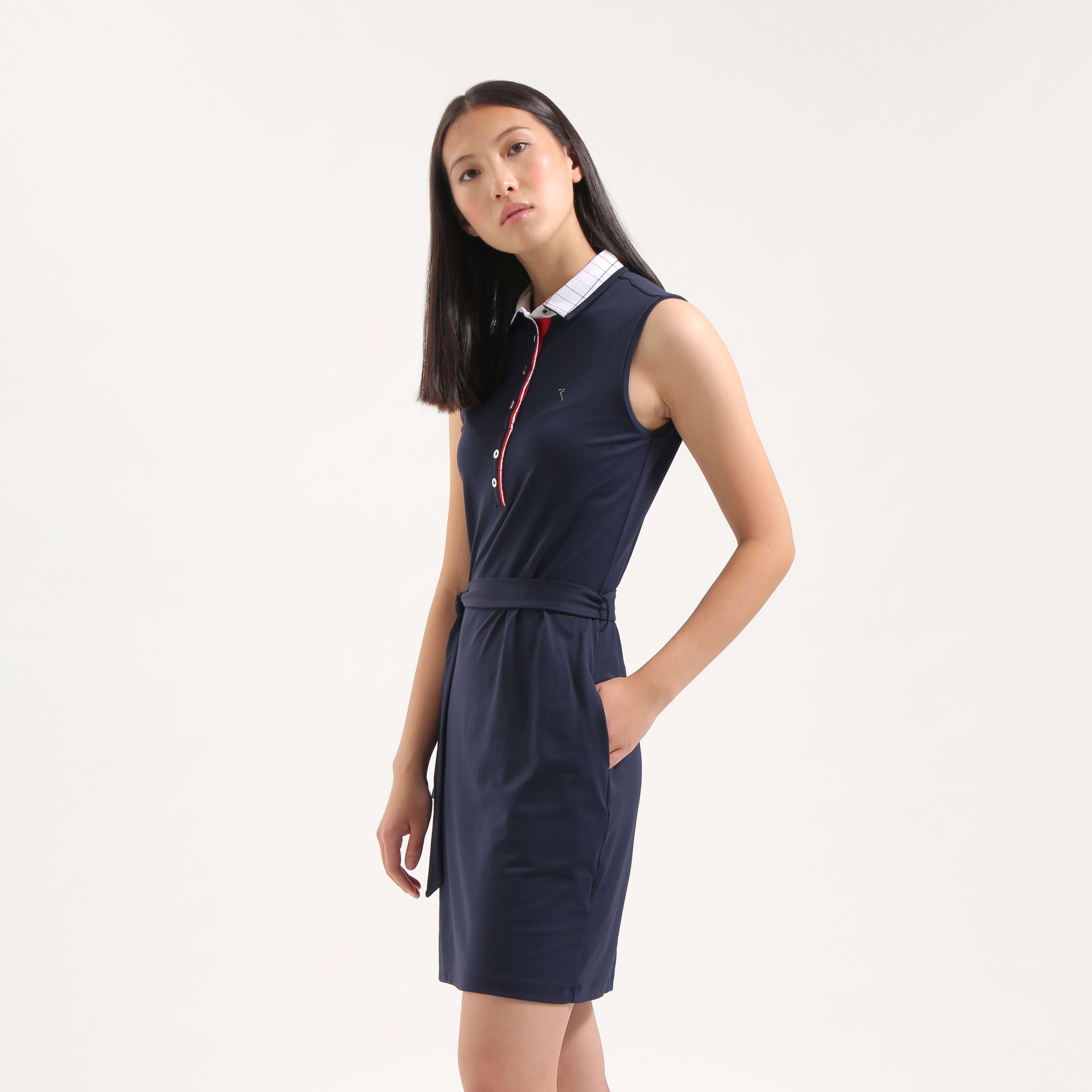 JERK | STRETCH PIQUET SUNBLOCK® DRESS - Chervò USA