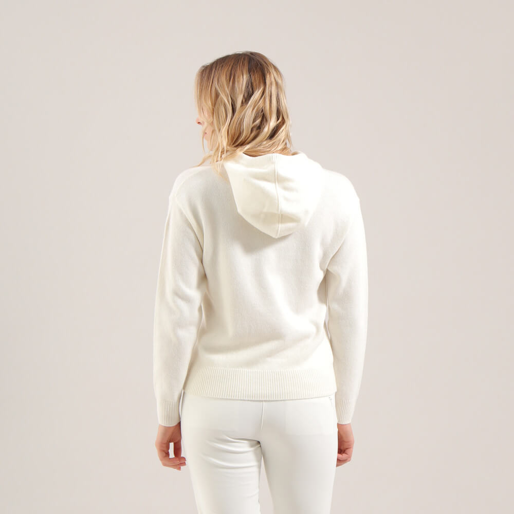 NASTRINO | WOOL BLEND HOODIE - Chervò USA