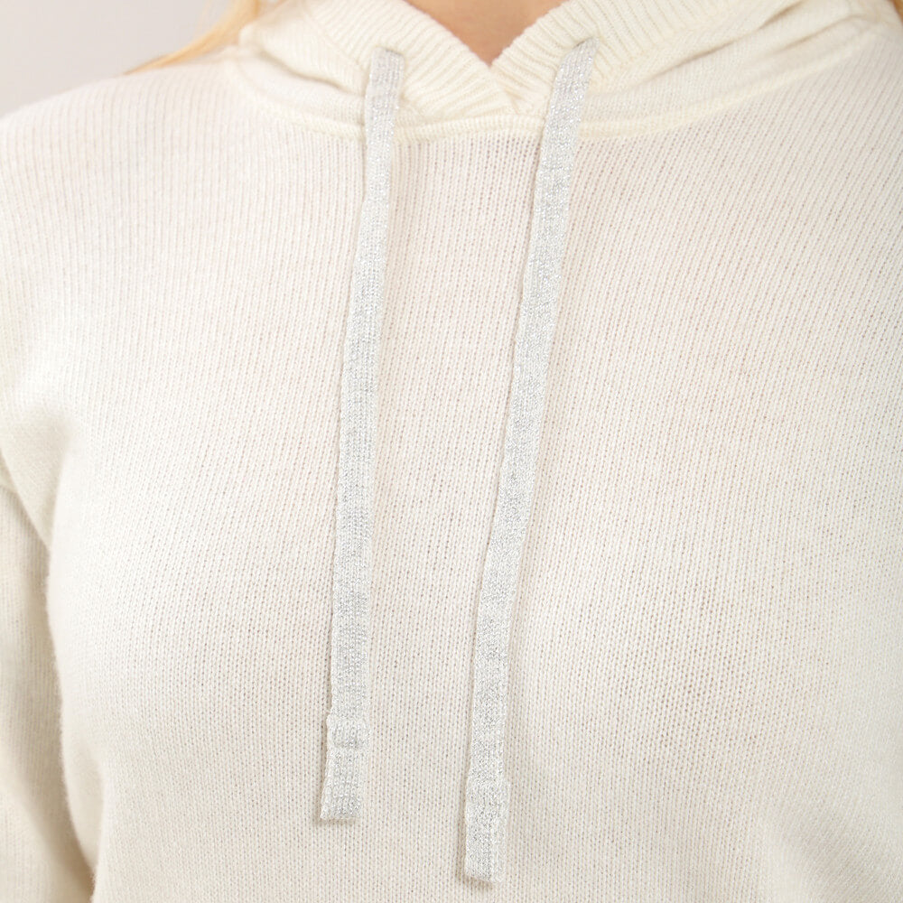 NASTRINO | WOOL BLEND HOODIE - Chervò USA
