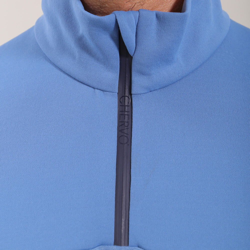 THAIRIN | MERINO BLEND QUARTER ZIP - Chervò USA