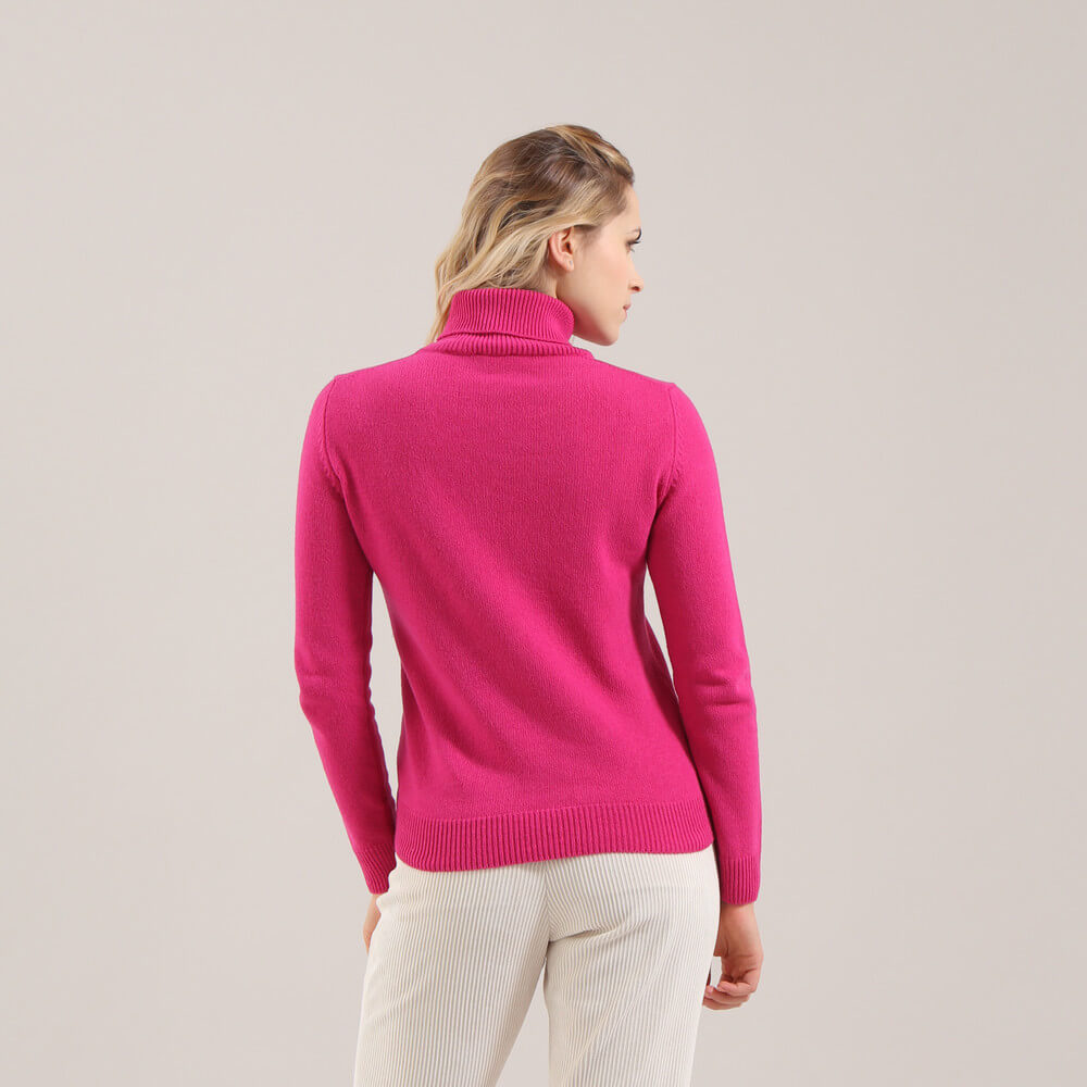 NERVI | WOOL BLEND TURTLENECK - Chervò USA