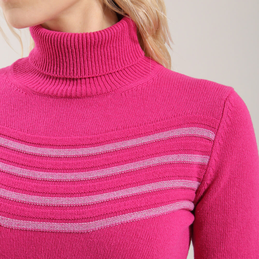 NERVI | WOOL BLEND TURTLENECK - Chervò USA