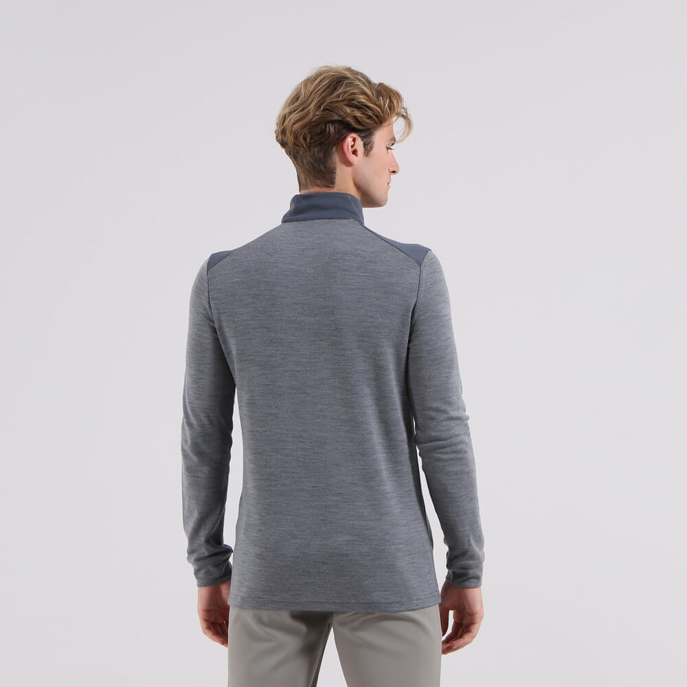 THAIRIN | MERINO BLEND QUARTER ZIP - Chervò USA