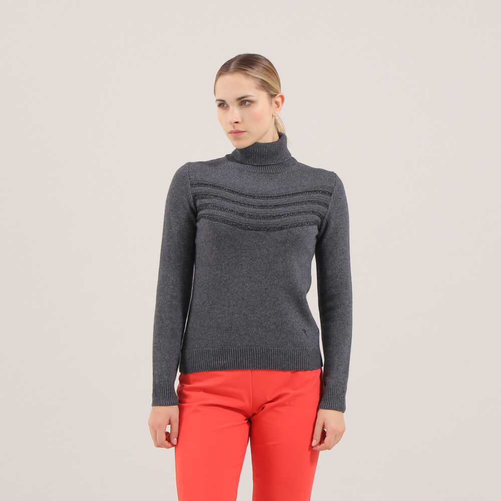 NERVI | WOOL BLEND TURTLENECK - Chervò USA