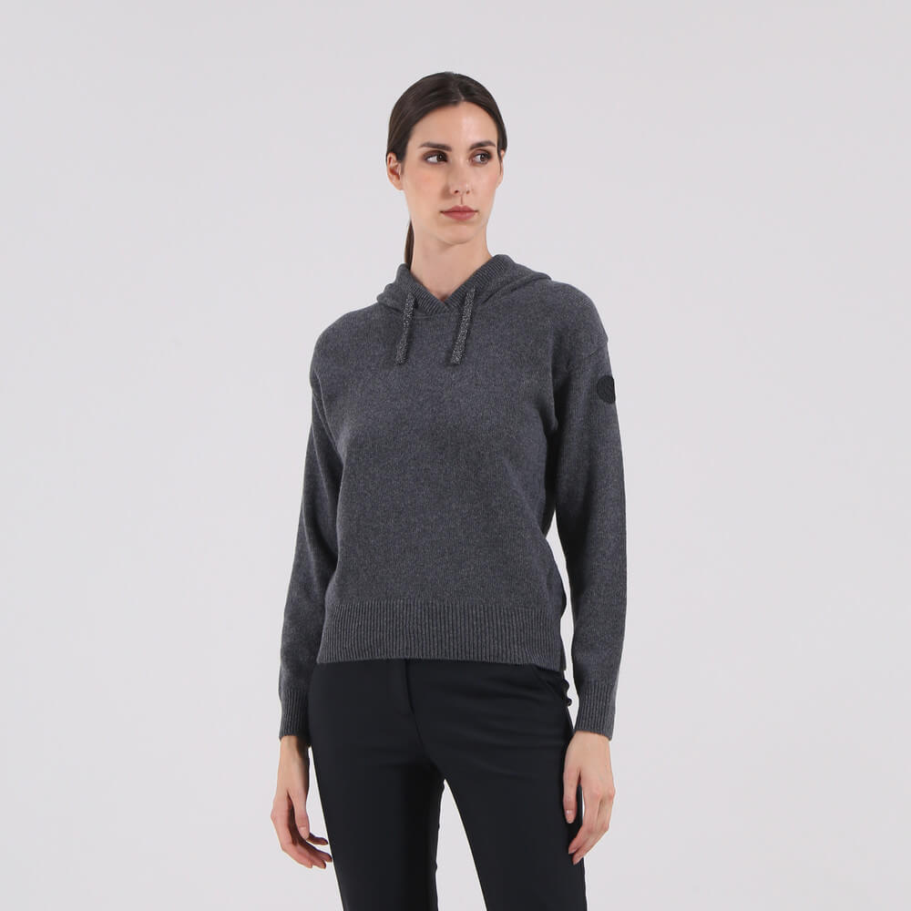 NASTRINO | WOOL BLEND HOODIE - Chervò USA