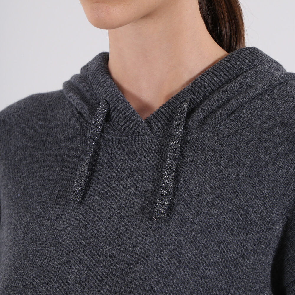 NASTRINO | WOOL BLEND HOODIE - Chervò USA
