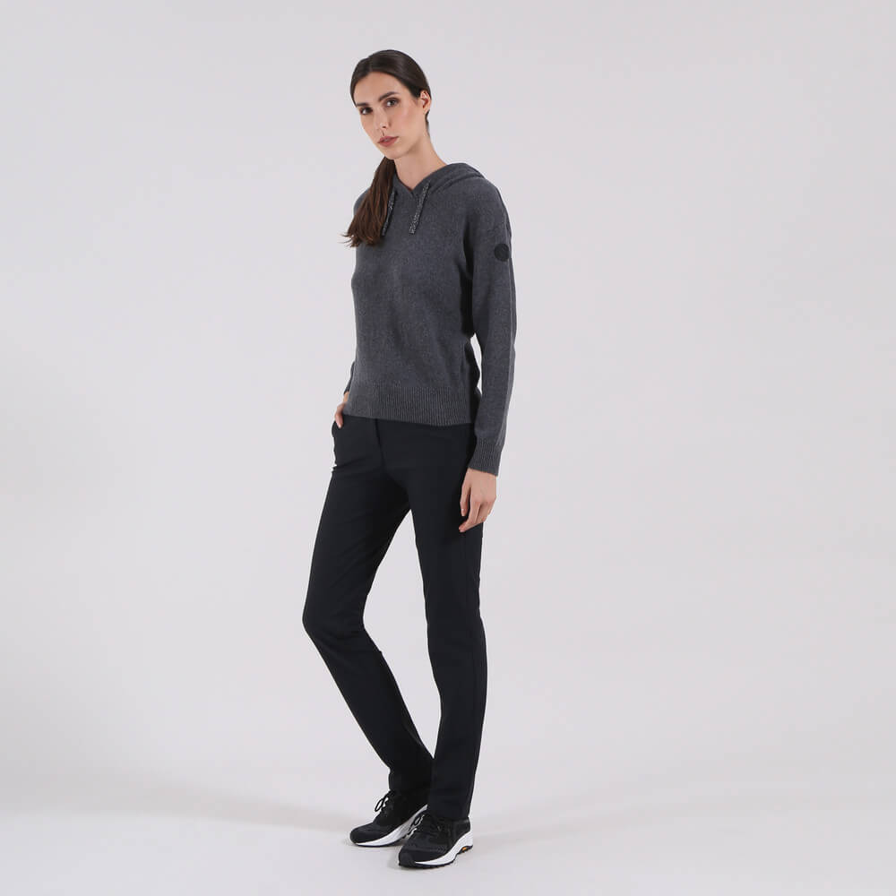 NASTRINO | WOOL BLEND HOODIE - Chervò USA