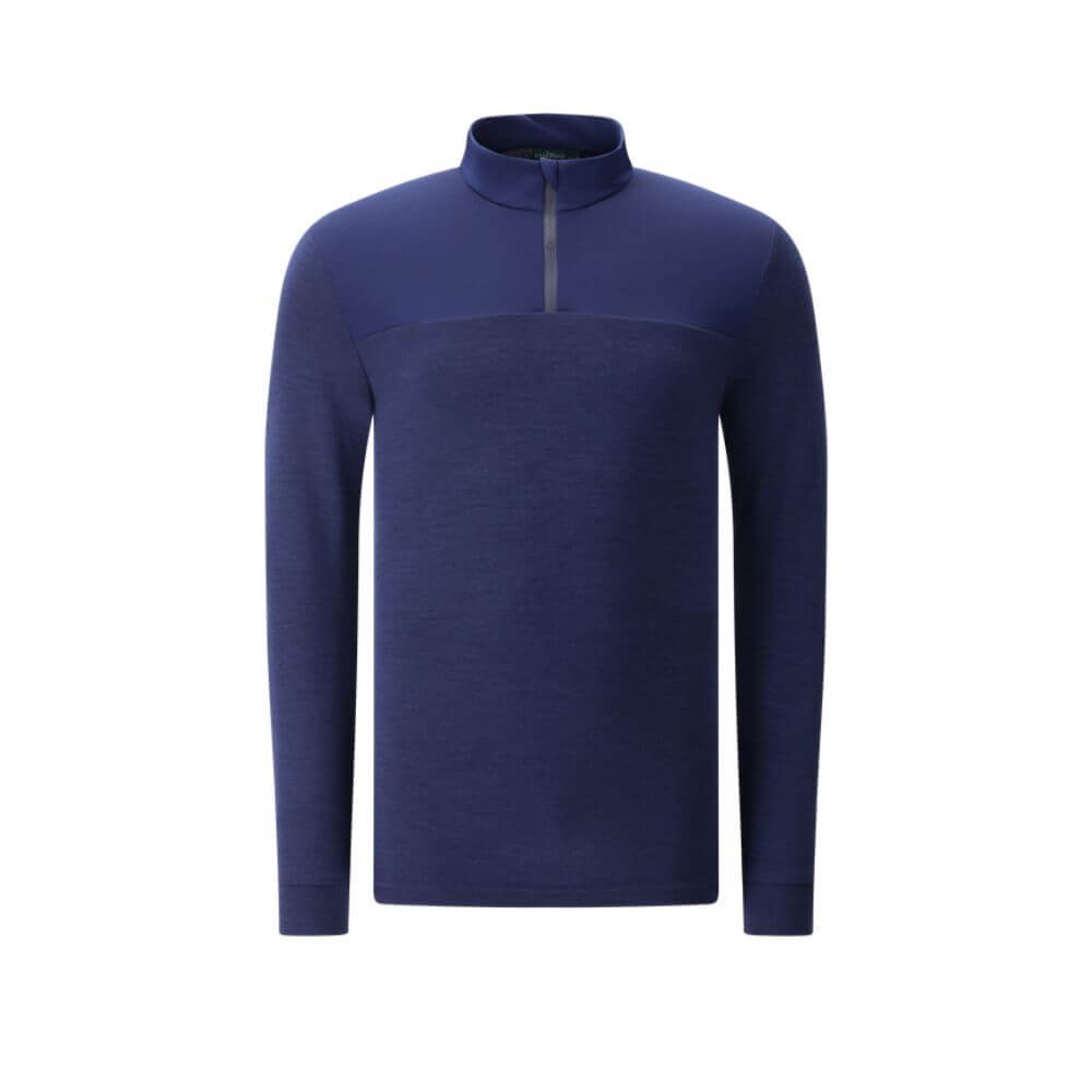 THAIRIN | MERINO BLEND QUARTER ZIP - Chervò USA