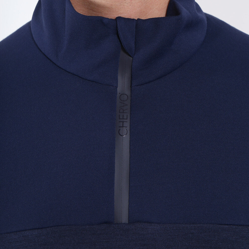 THAIRIN | MERINO BLEND QUARTER ZIP - Chervò USA