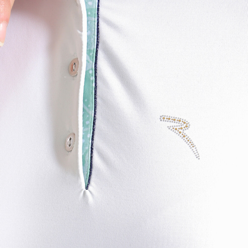 AZULES | LIGHTWEIGHT SUNBLOCK® SLEEVELESS JERSEY POLO - Chervò USA