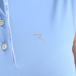 AZULES | LIGHTWEIGHT SUNBLOCK® SLEEVELESS JERSEY POLO - Chervò USA