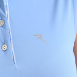 AZULES | LIGHTWEIGHT SUNBLOCK® SLEEVELESS JERSEY POLO - Chervò USA
