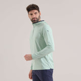 PUZZLE | LIGHTWEIGHT SUNBLOCK® QUARTER ZIP HOODIE - Chervò USA