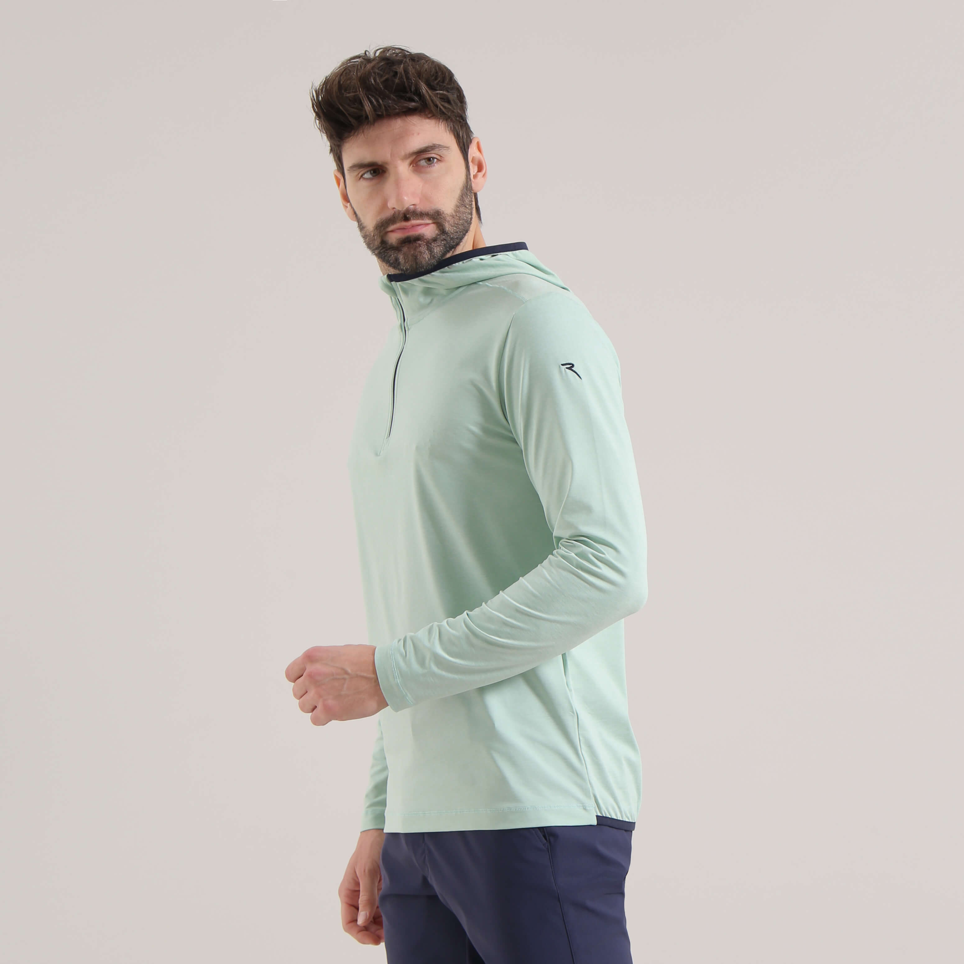 PUZZLE | LIGHTWEIGHT SUNBLOCK® QUARTER ZIP HOODIE - Chervò USA