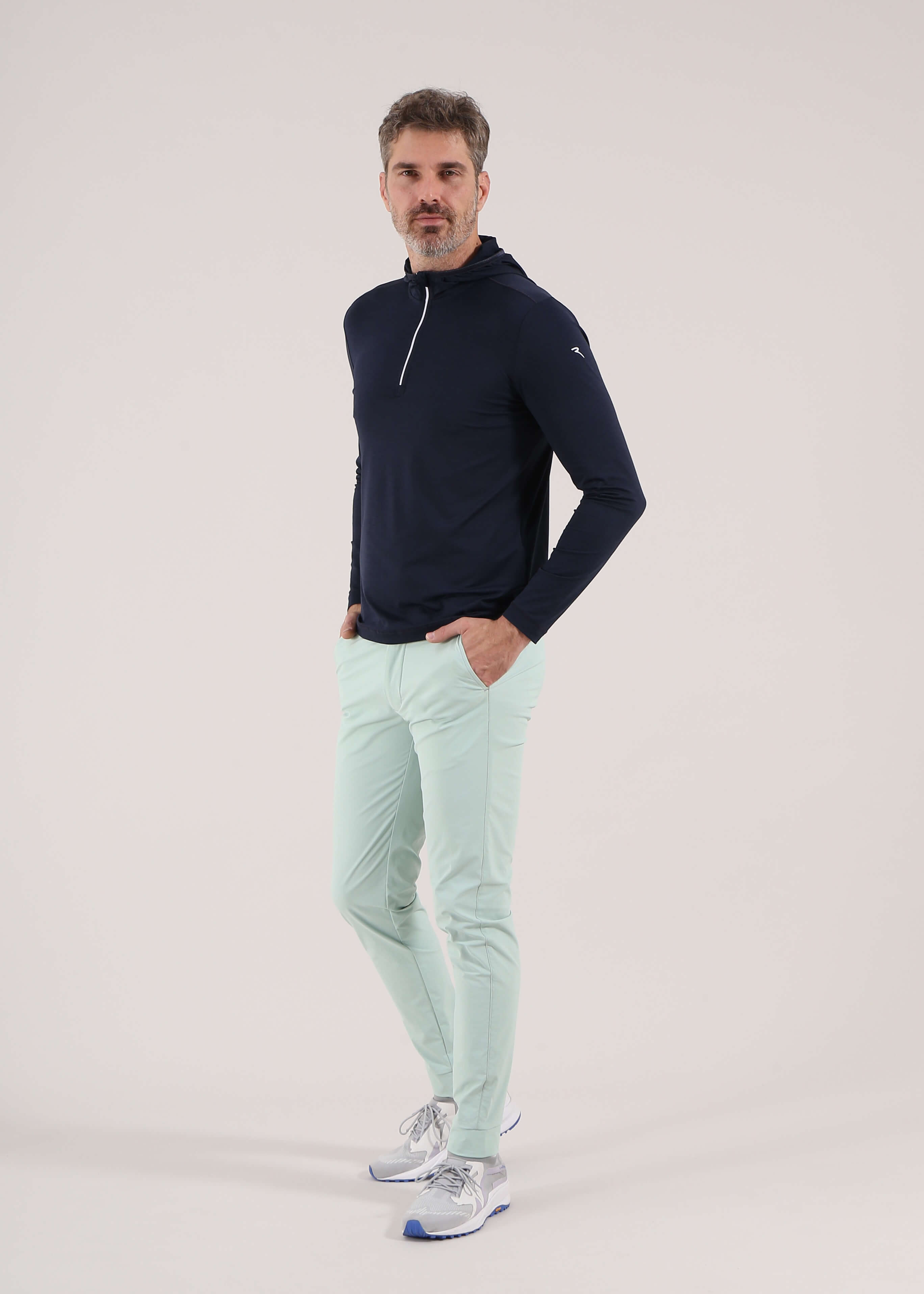 PUZZLE | LIGHTWEIGHT SUNBLOCK® QUARTER ZIP HOODIE - Chervò USA