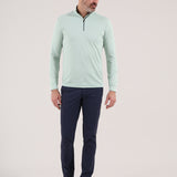 TAKEOFF | SUNBLOCK® MELANGE QUARTER ZIP - Chervò USA