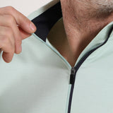 TAKEOFF | SUNBLOCK® MELANGE QUARTER ZIP - Chervò USA