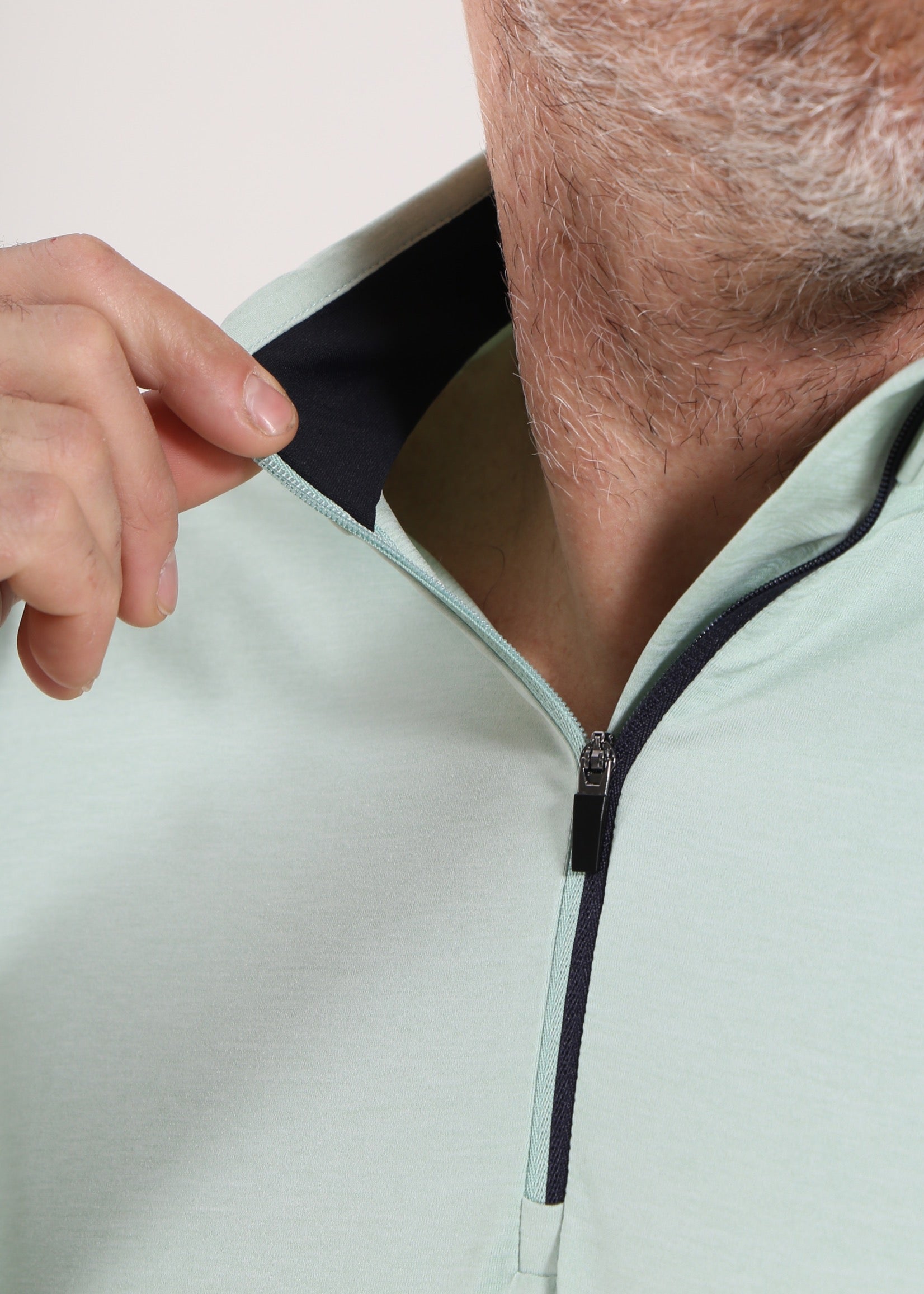 TAKEOFF | SUNBLOCK® MELANGE QUARTER ZIP - Chervò USA