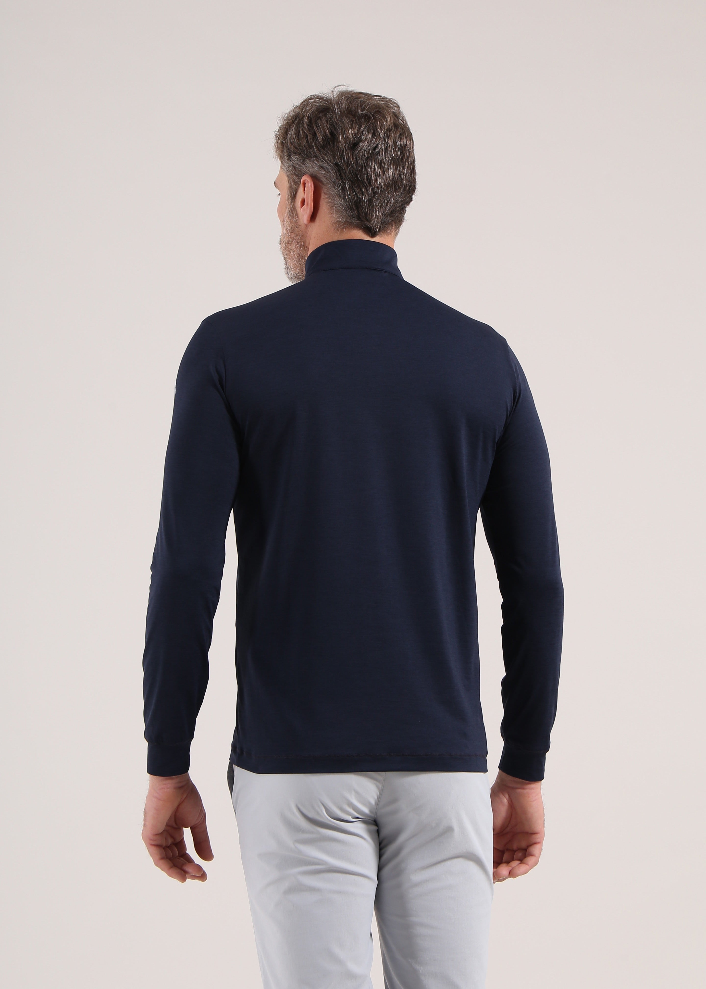 TAKEOFF | SUNBLOCK® MELANGE QUARTER ZIP - Chervò USA