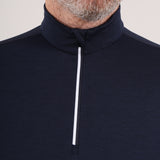 TAKEOFF | SUNBLOCK® MELANGE QUARTER ZIP - Chervò USA