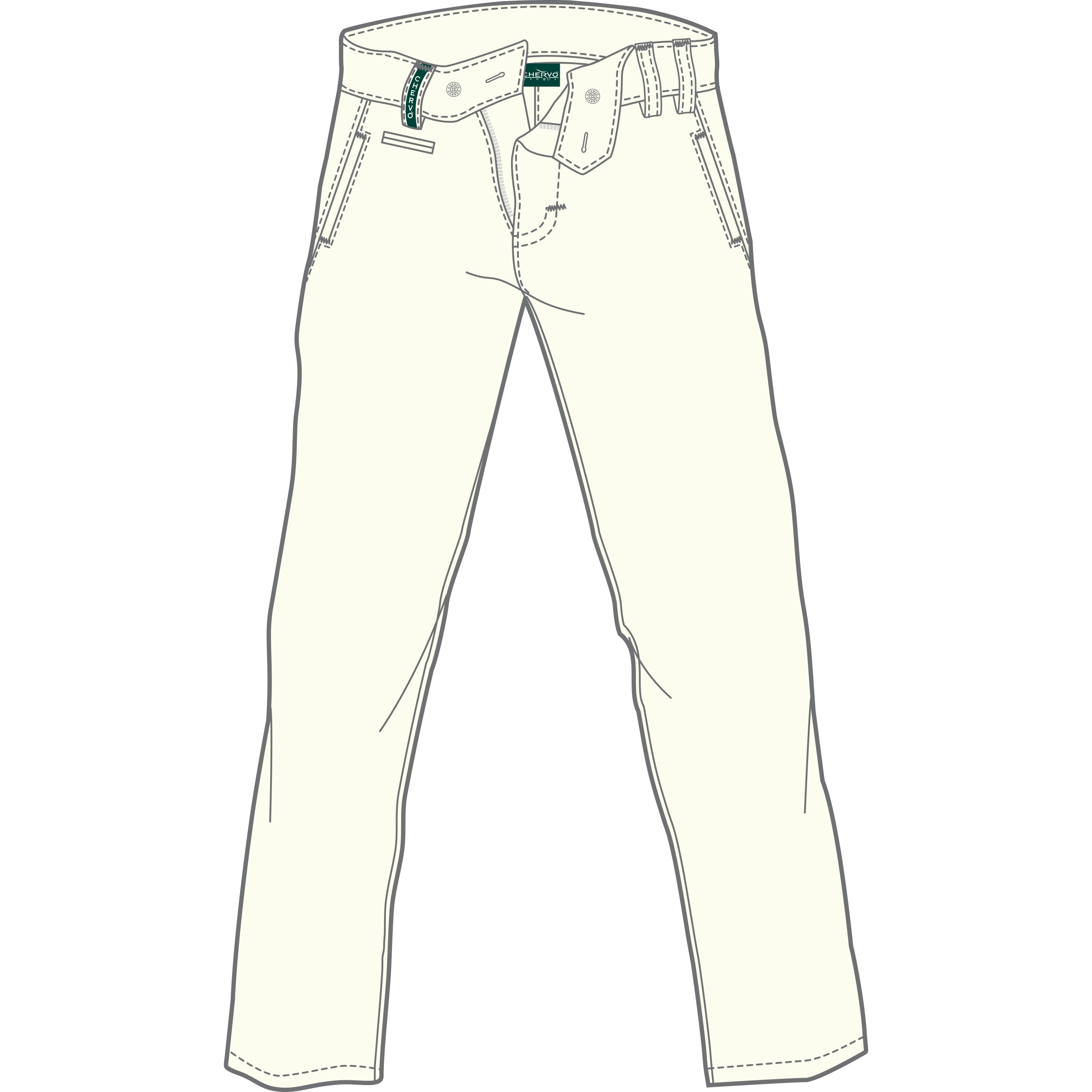 SPARVIERO - IVORY trousers - man - Chervò USA