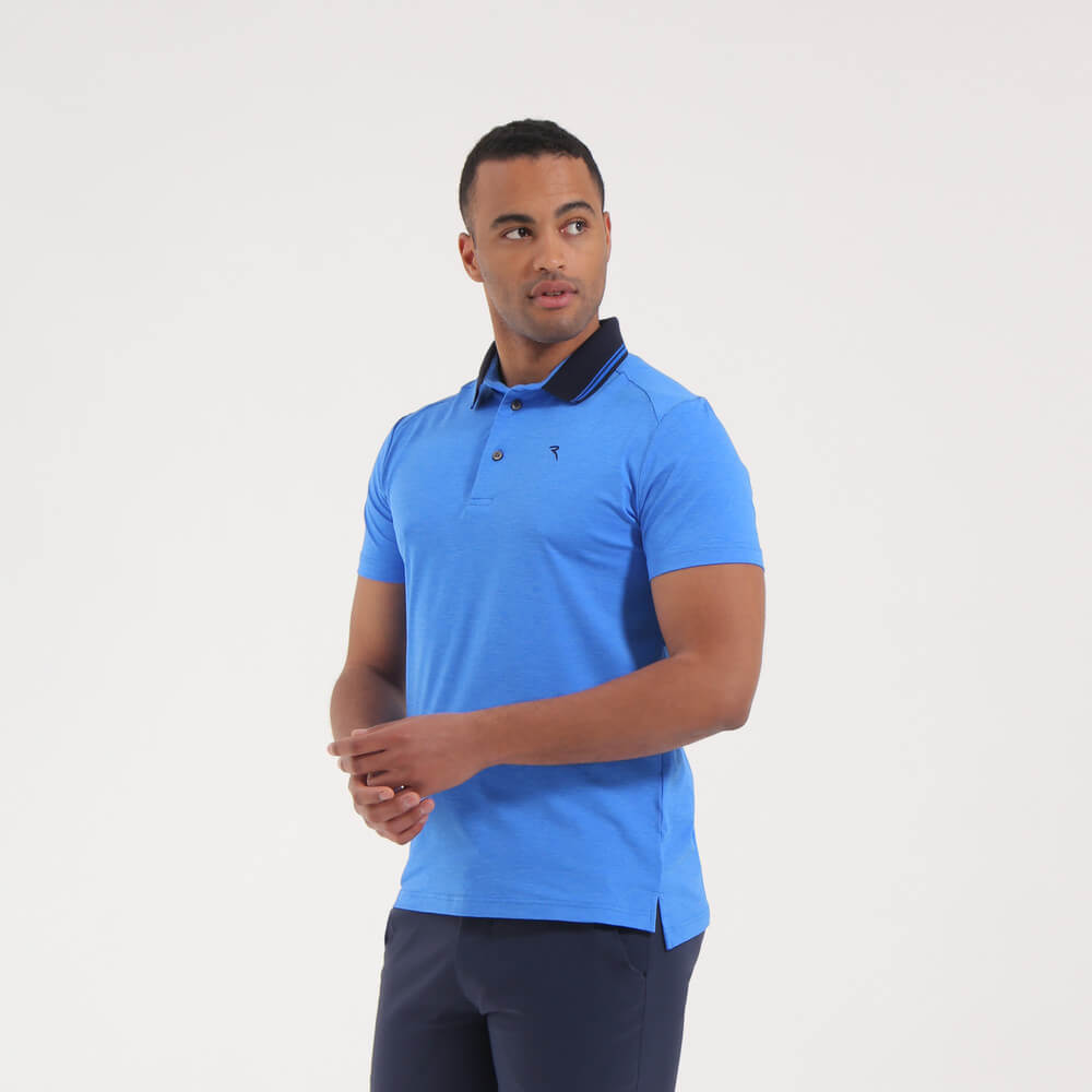 ALETTO |  | LIGHTWEIGHT MELANGE SUNBLOCK® POLO - Chervò USA