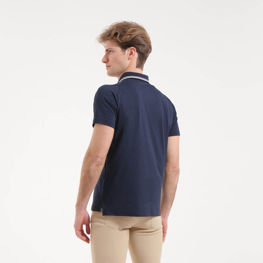 ALETTO |  | LIGHTWEIGHT MELANGE SUNBLOCK® POLO - Chervò USA