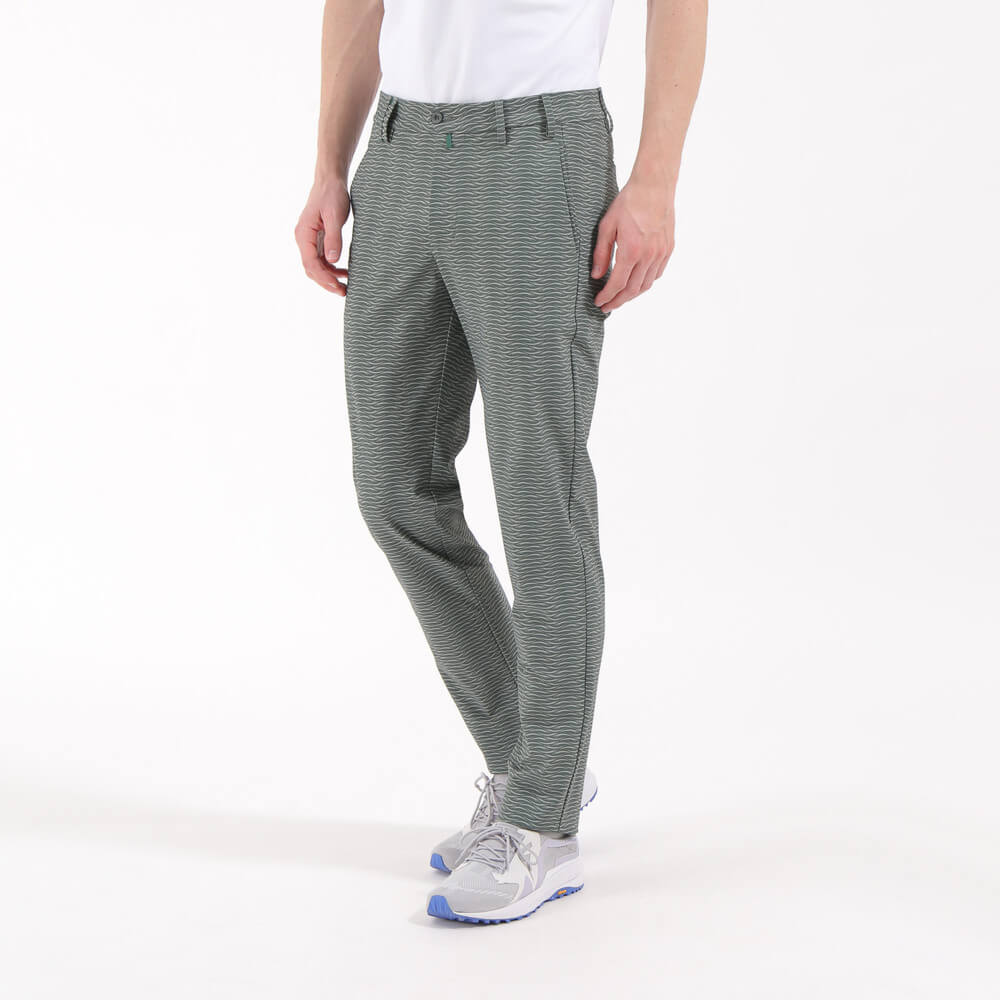SPEAR | 4 WAY STRETCH WELT POCKET PRINTED TROUSERS