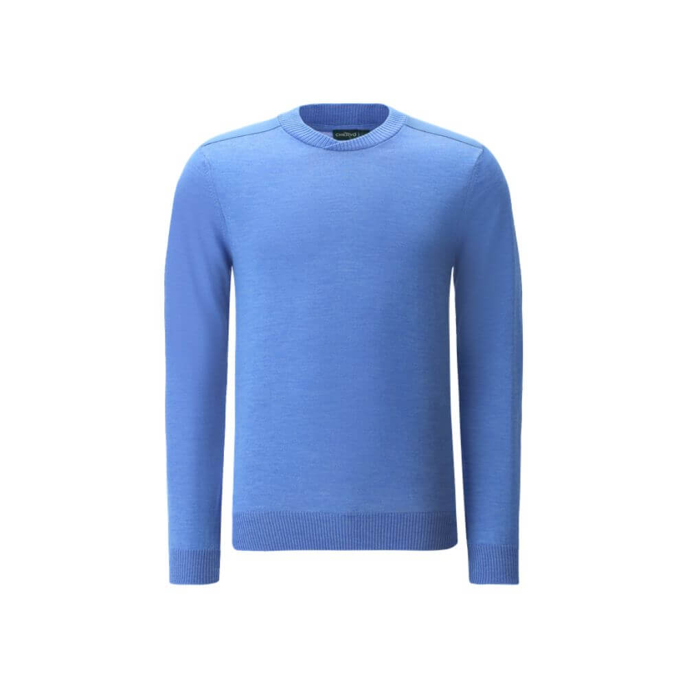 NEVISCHIO | MERINOS WOOL CREWNECK KNITWEAR - Chervò USA