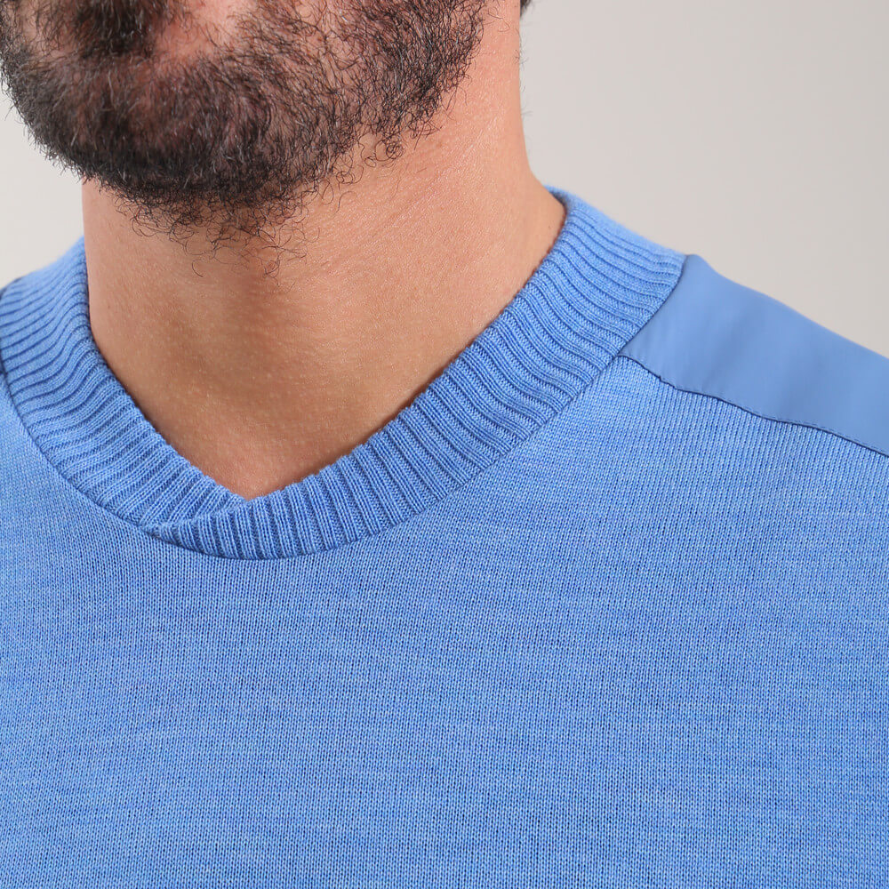 NEVISCHIO | MERINOS WOOL CREWNECK KNITWEAR - Chervò USA