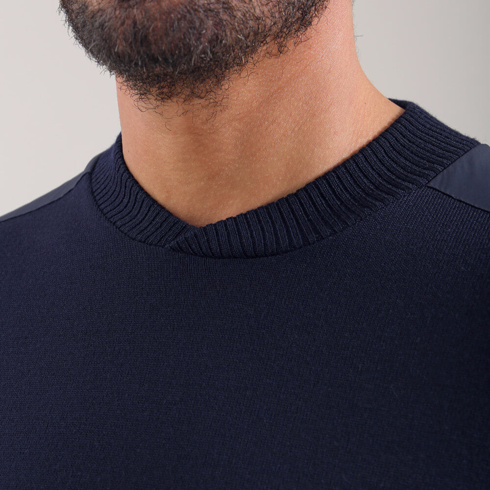 NEVISCHIO | MERINOS CREWNECK KNITWEAR - Chervò USA