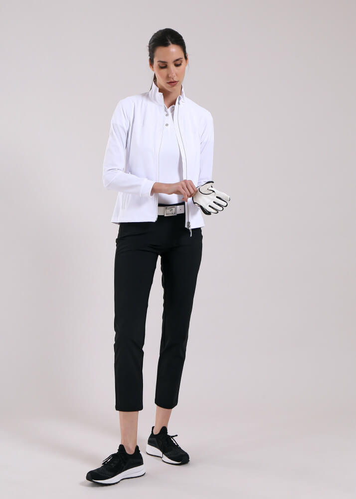 SILLA - TIMELESS NAVY trousers - Chervò USA