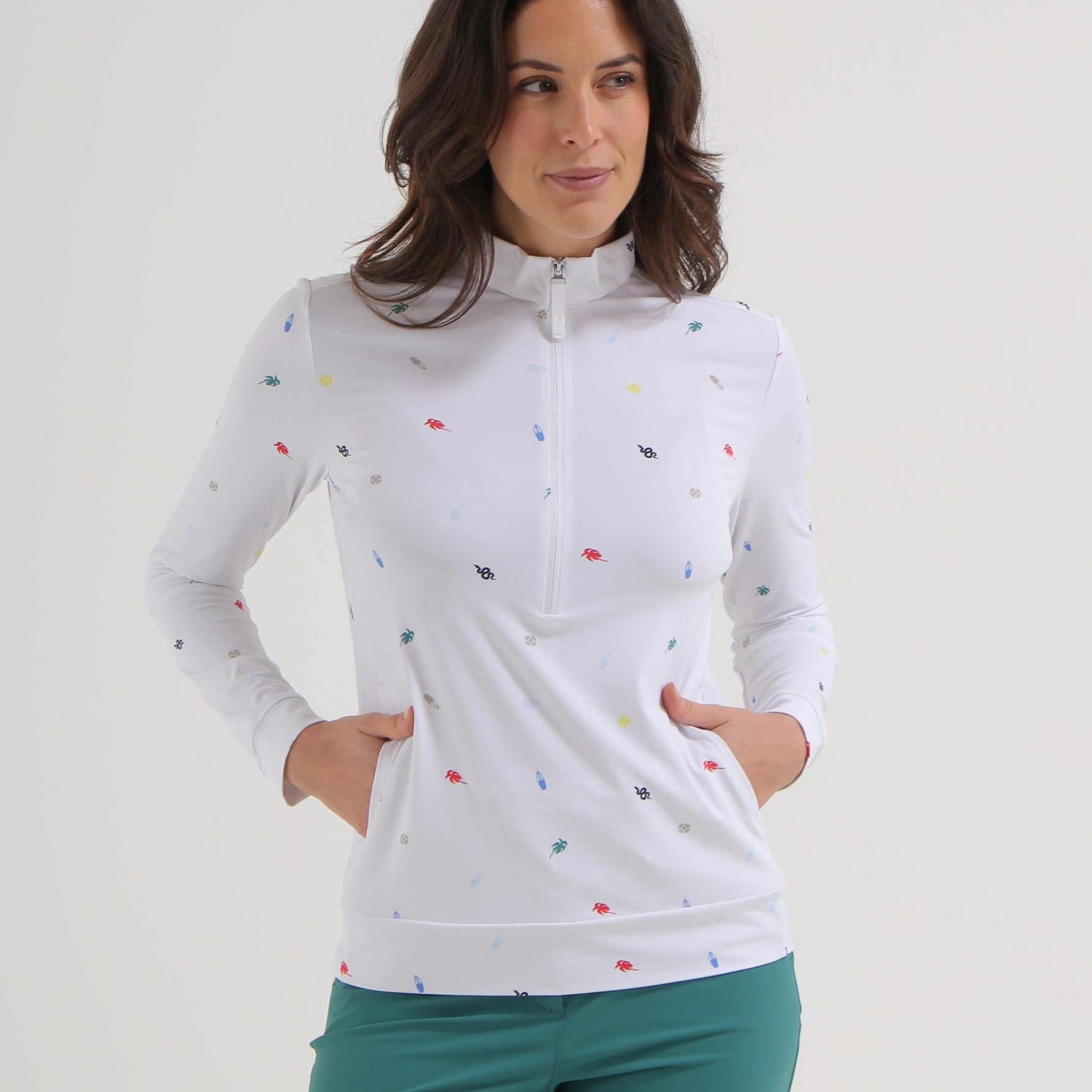TRISHA - SUMMER CONVERSATIONAL turtleneck - woman - Chervò USA