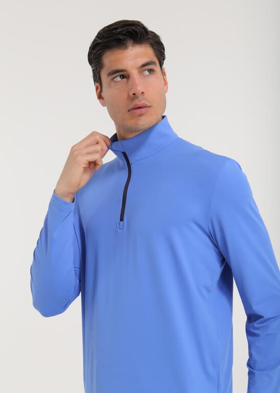 TERRY - TIMELESS NAVY turtleneck - man - Chervò USA