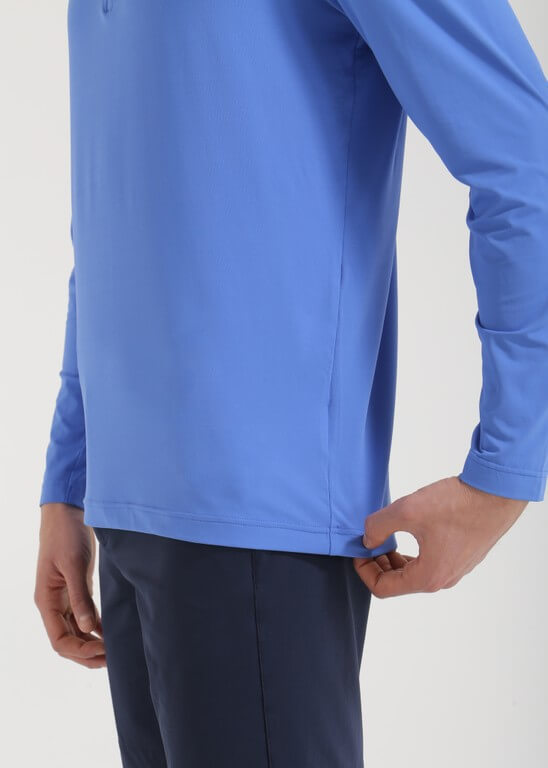 TERRY - TIMELESS NAVY turtleneck - man - Chervò USA