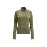 TRINITY - ENVY GREEN PIXELS turtleneck - woman - Chervò USA