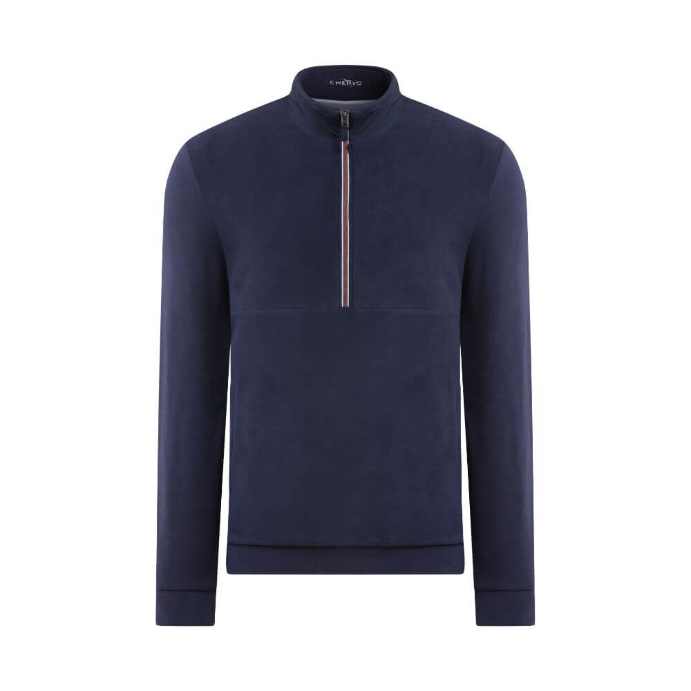 PUERTO - TIMELESS NAVY sweater - man - Chervò USA