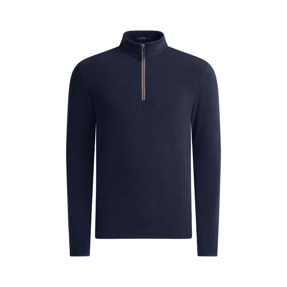 TAGO - TIMELESS NAVY turtleneck - man - Chervò USA