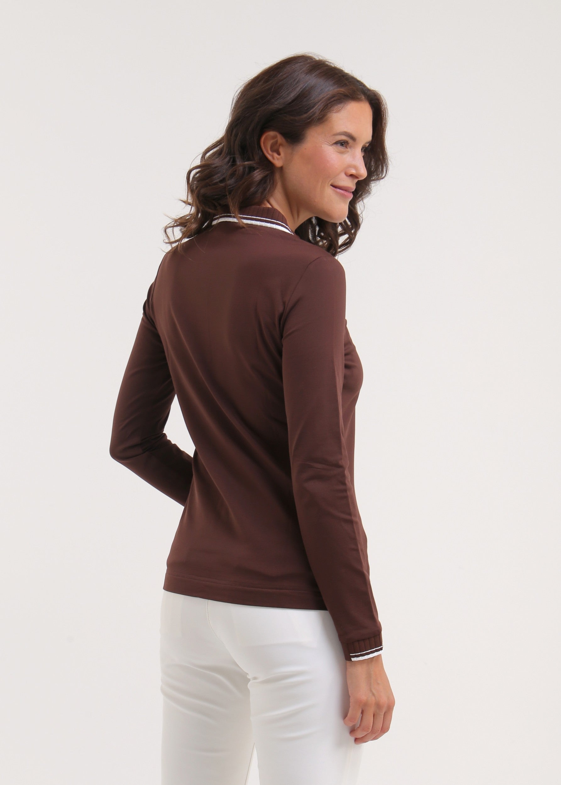 AMARTI - MIDNIGHT BLACK polo - woman - Chervò USA