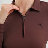 ASSOLTA - CHOCOLATE polo - woman - Chervò USA