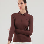 ASSOLTA - CHOCOLATE polo - woman - Chervò USA