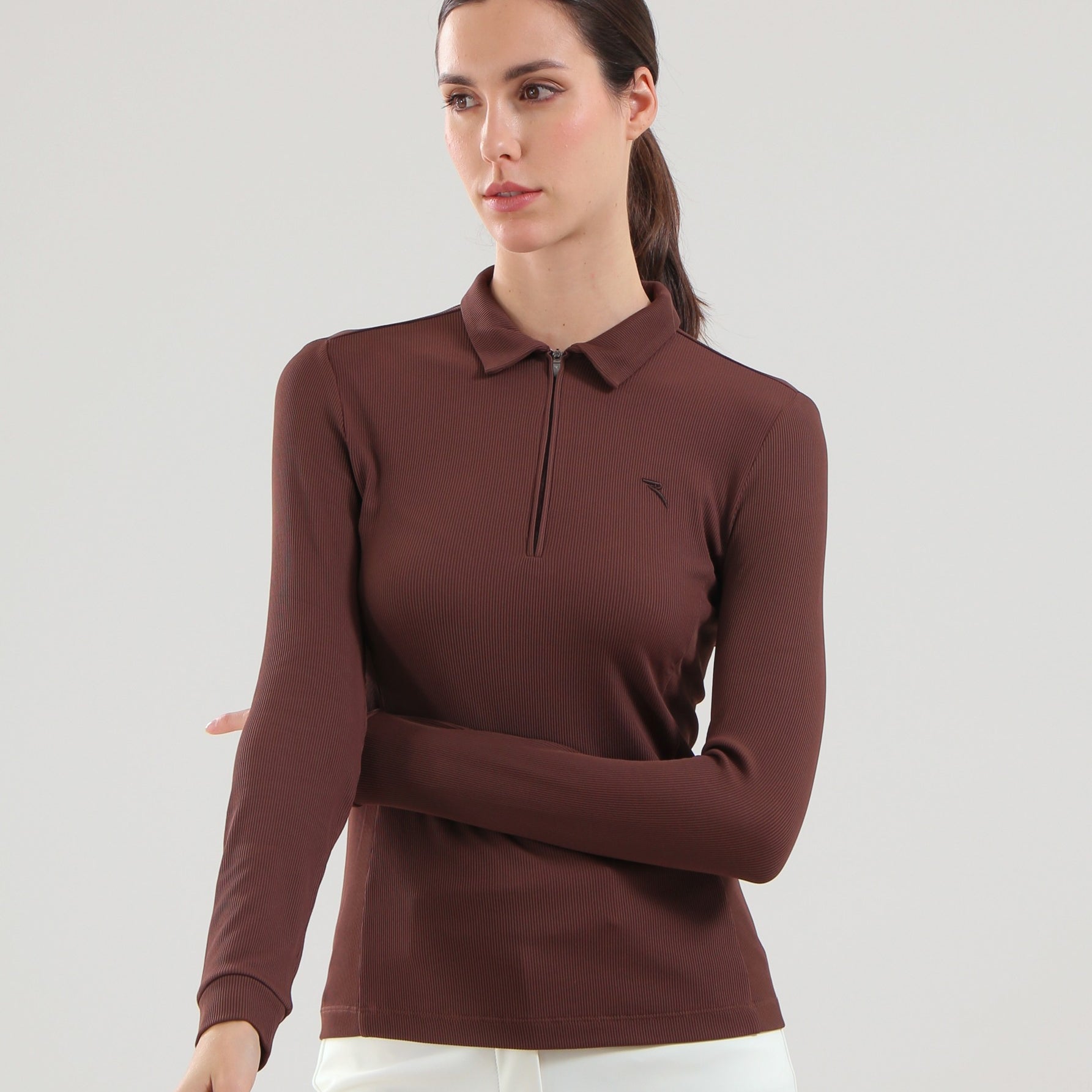 ASSOLTA - CHOCOLATE polo - woman - Chervò USA