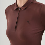 ASSOLTA - CHOCOLATE polo - woman - Chervò USA