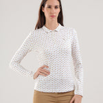 AVEMUS - INDIGO CHEVRON polo - woman - Chervò USA