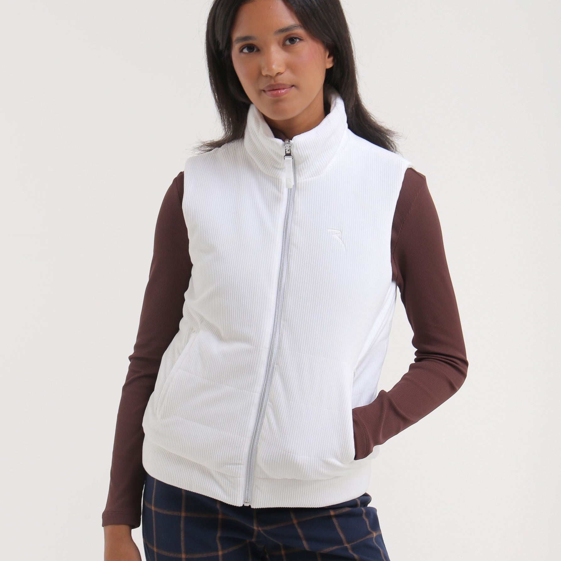 ELURNA - TIMELESS NAVY vest - woman - Chervò USA