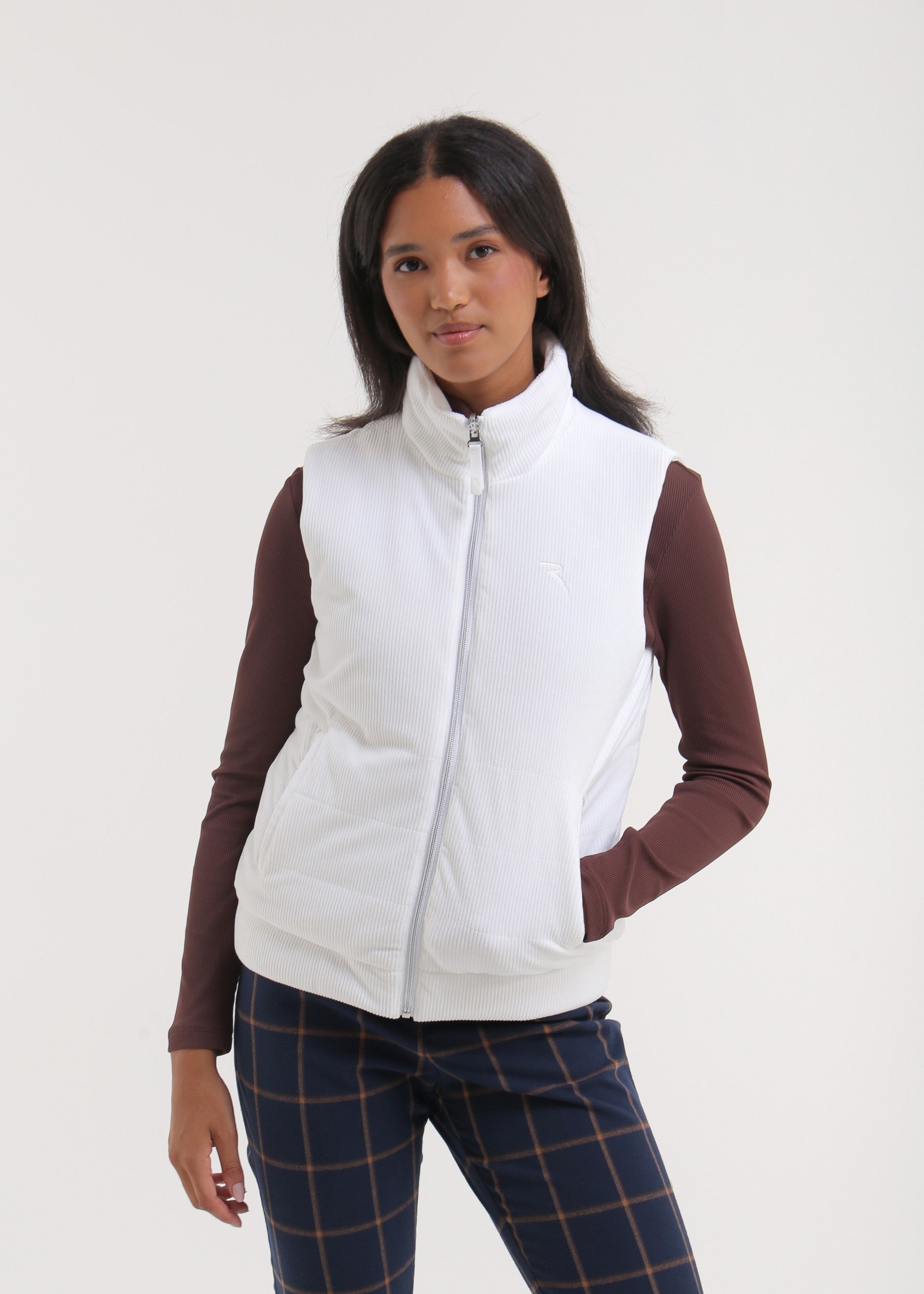 ELURNA - TIMELESS NAVY vest - woman - Chervò USA