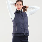 ELURNA - TIMELESS NAVY vest - woman - Chervò USA
