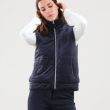 ELURNA - TIMELESS NAVY vest - woman - Chervò USA